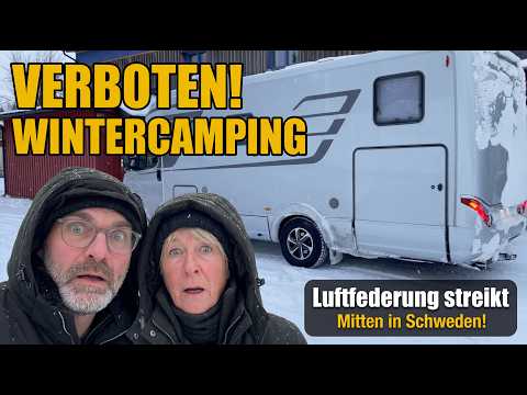 Wintercamping verboten – und dann fällt die Luftfederung aus