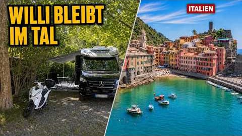 Cinque Terre mit 8 m Wohnmobil – Camping la Sfinge